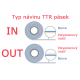 Typ návinu TTR pásky